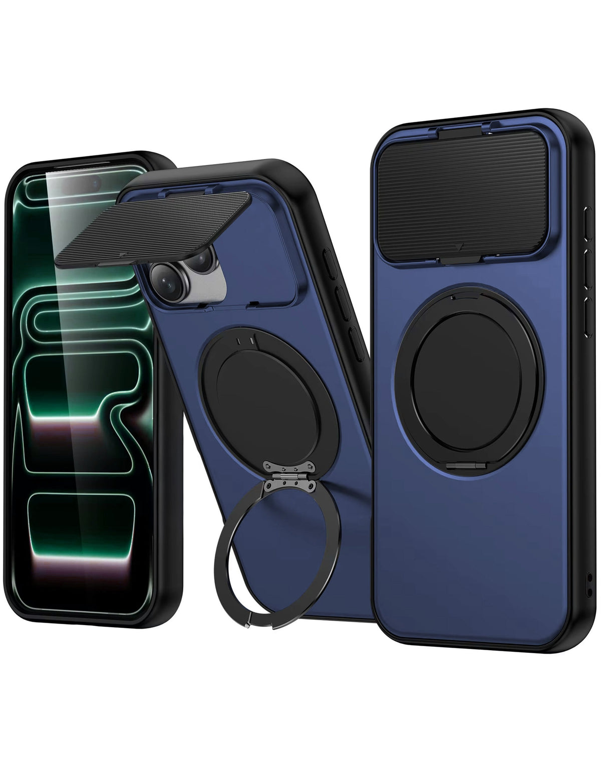 MagSafe Kickstand Case for iPhone 13 Pro Max — Navy Blue
