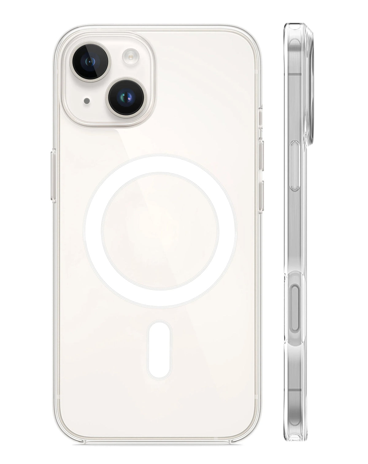 Crystal Clear Wireless-Charging Compatible Case for iPhone 13 / 14