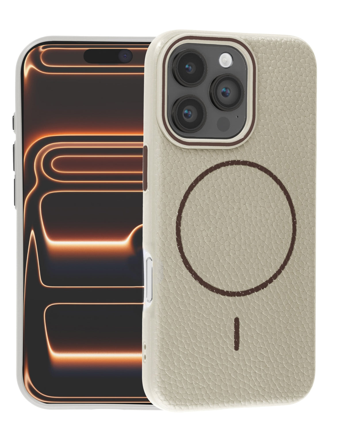 Magnetic Leather Case for iPhone 16 Pro Max