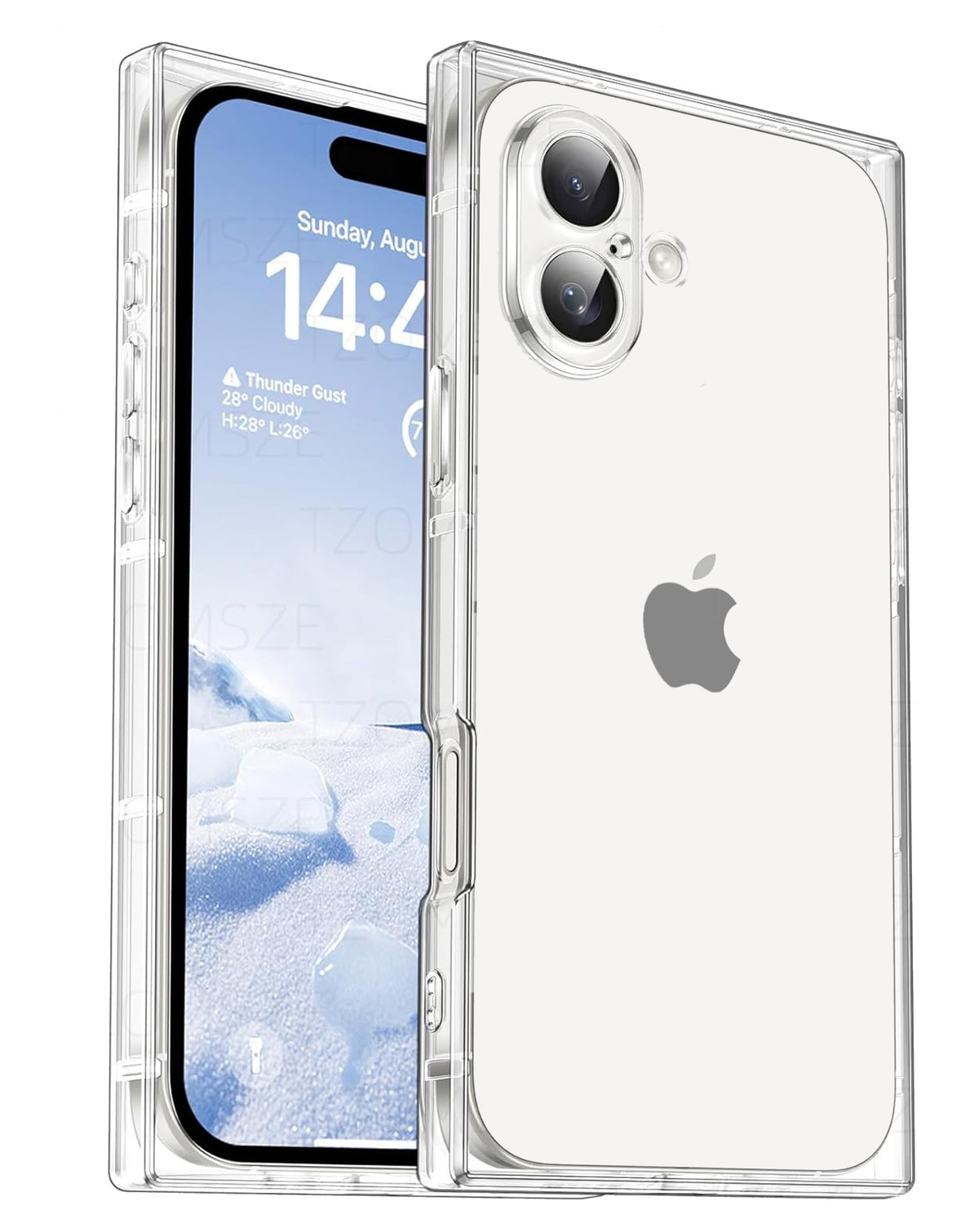 Crystal Clear Case for iPhone 17 — Clear