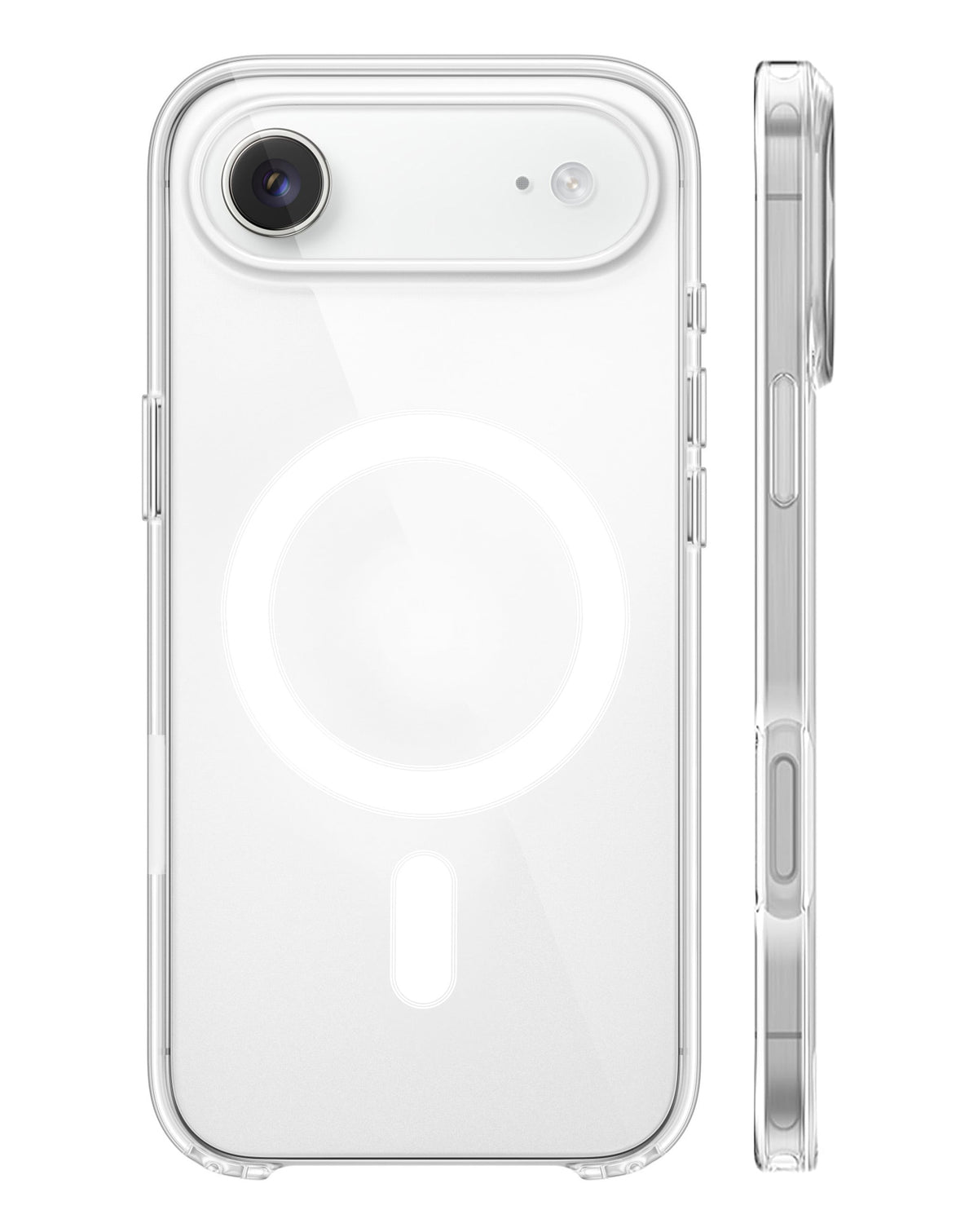 Crystal Clear Wireless-Charging Compatible Case for iPhone Air