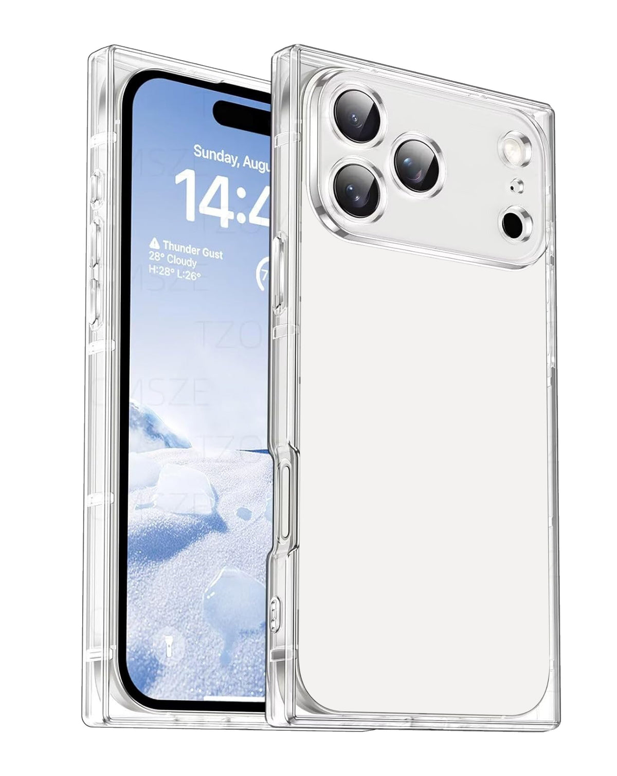 Crystal Clear Case for iPhone 17 Pro Max — Clear