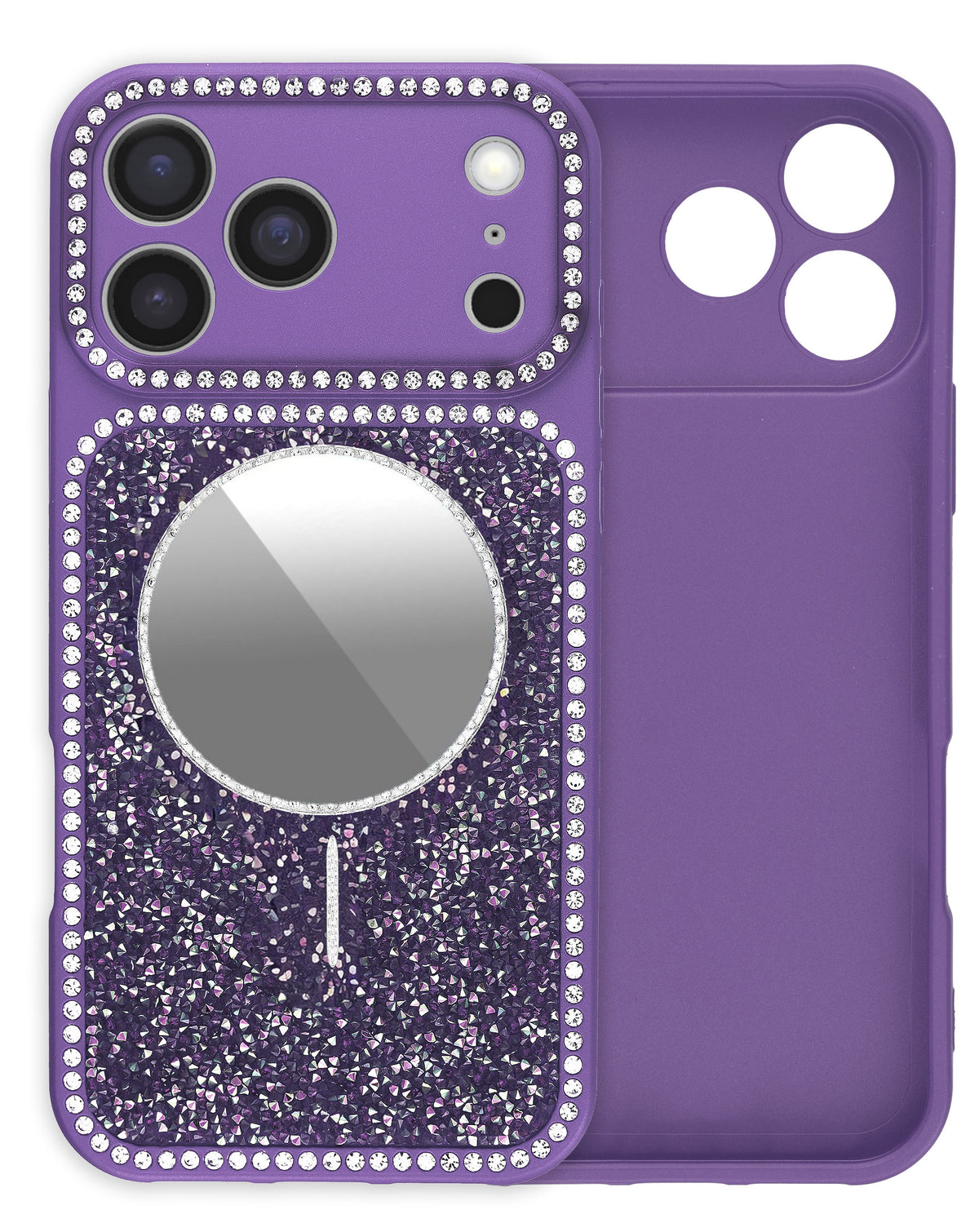 MagSafe Glitter Case for iPhone 17 Pro Max — Purple