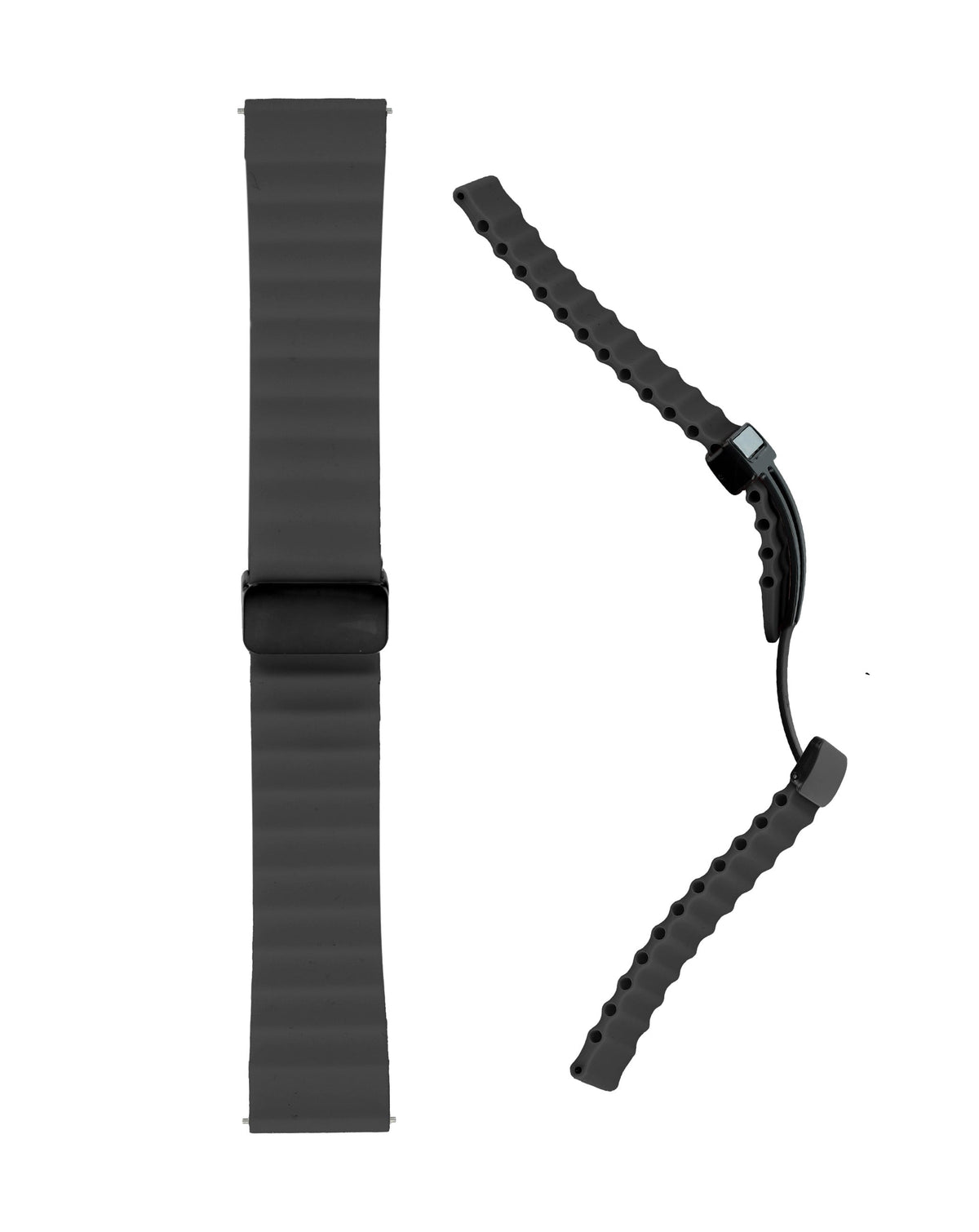 Magnetic Soft Silicone Band for Galaxy Watch 20mm — Black