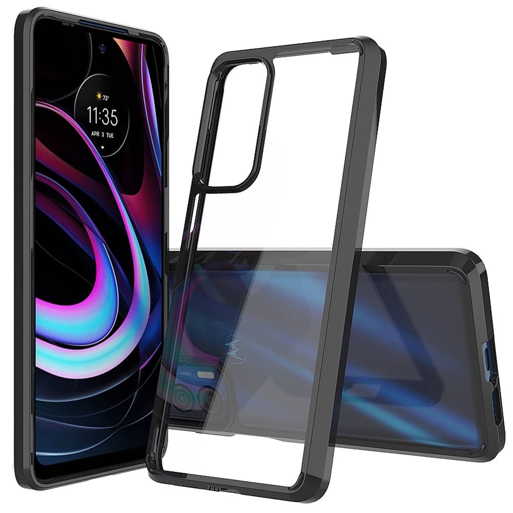 Hybrid Case for Moto G52 — Black