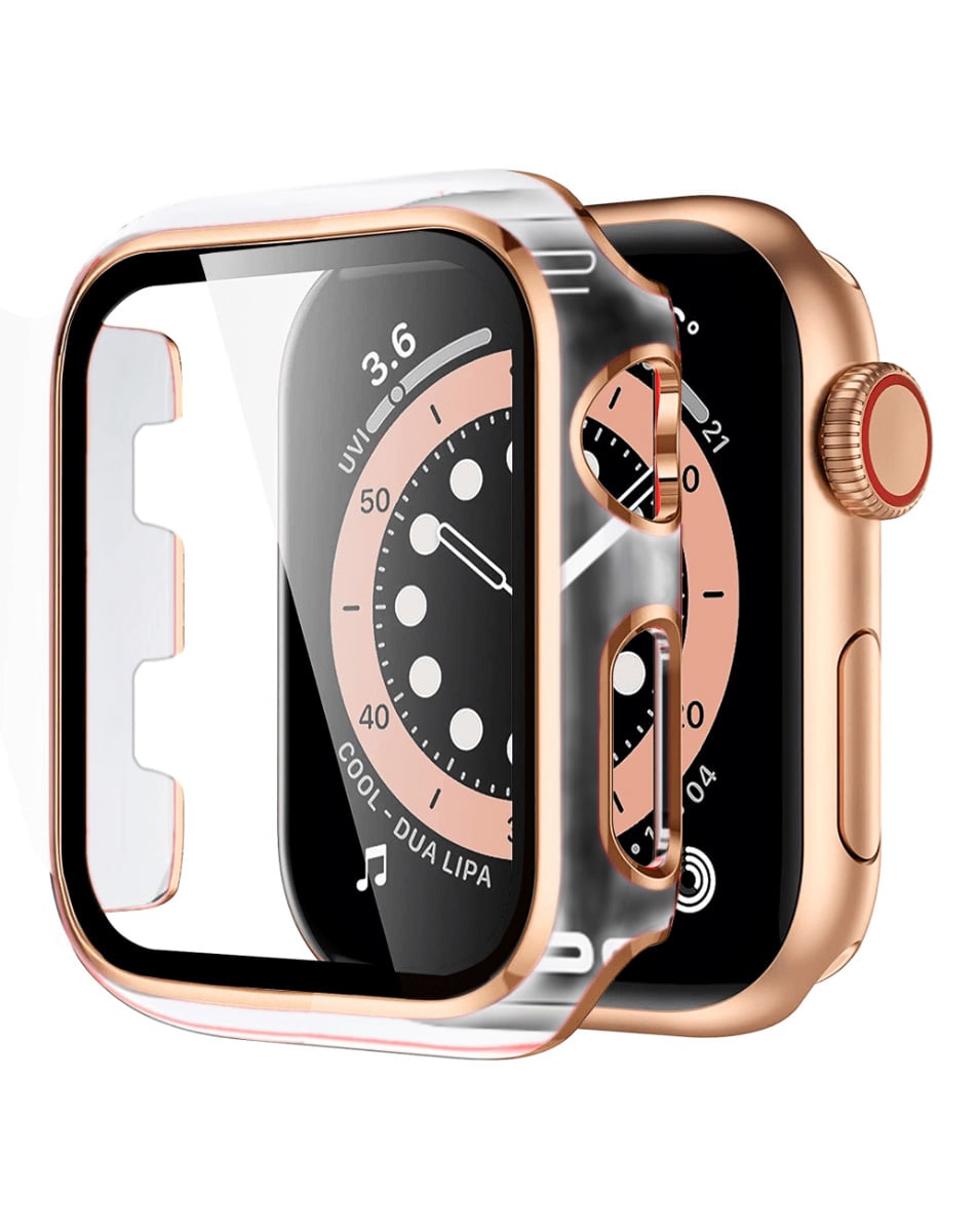 Crystal Clear Case for Apple Watch 42mm — Rose Gold