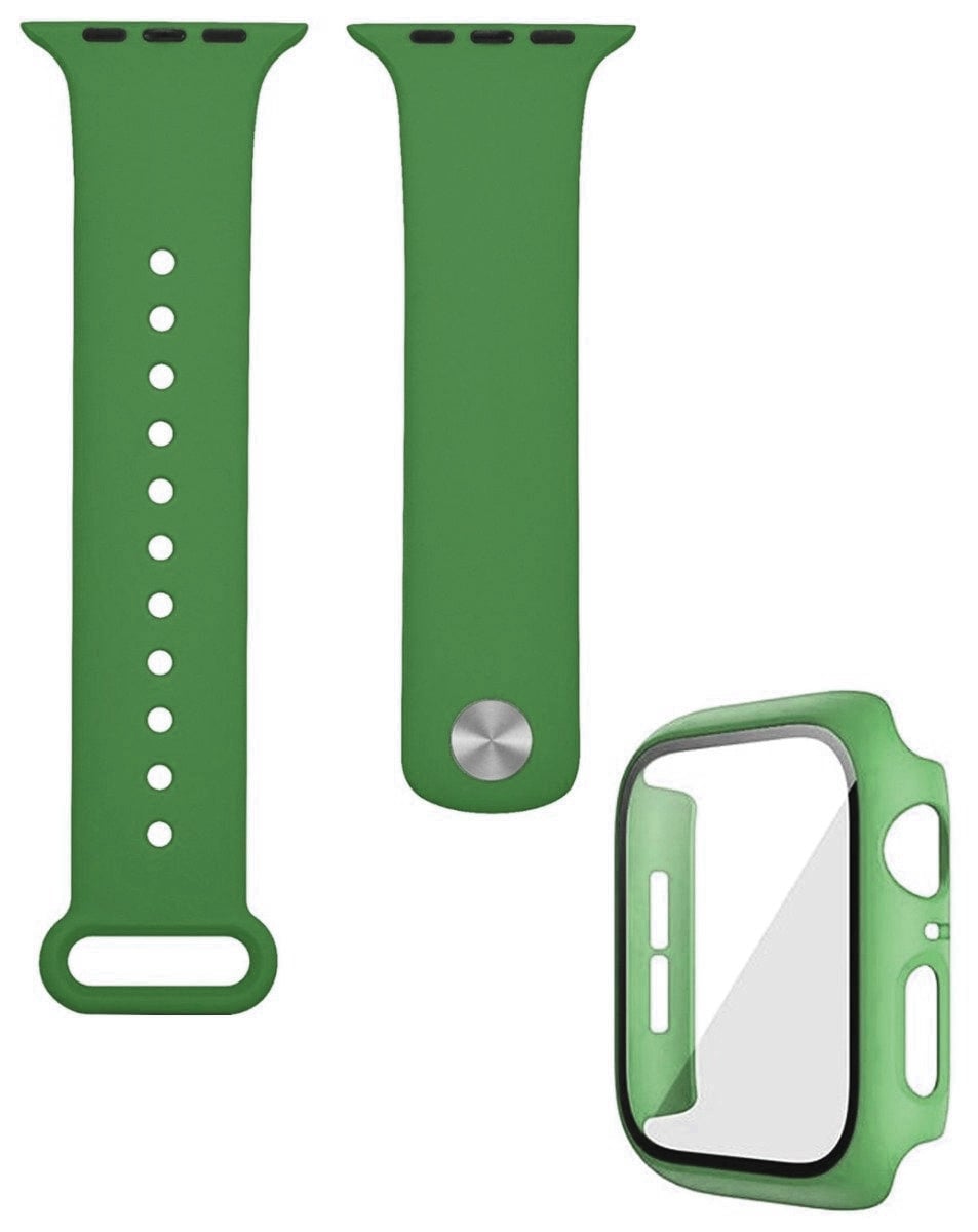 Soft Silicone Band for Apple Watch 45mm — Light Green