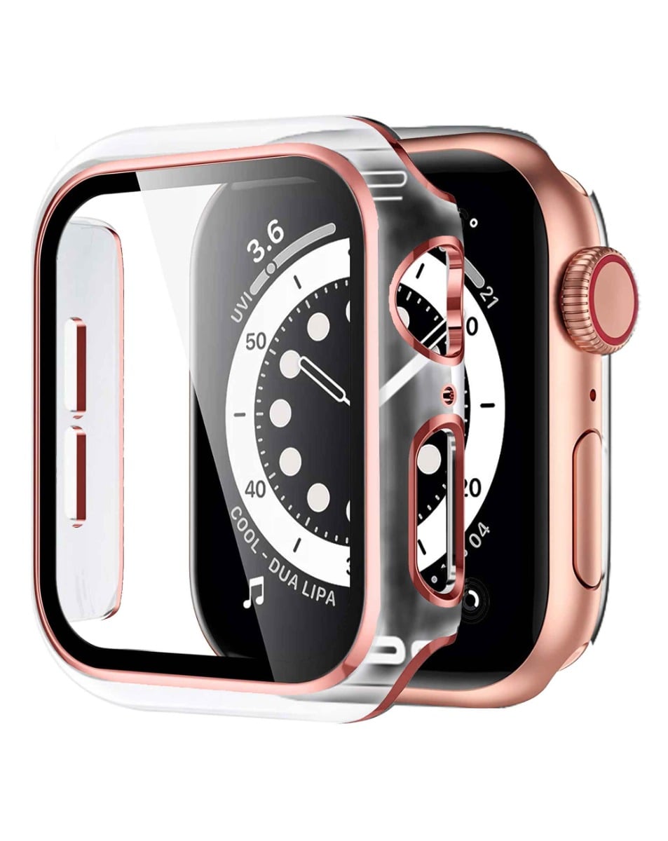 Crystal Clear Case for Apple Watch 49mm — Rose Gold
