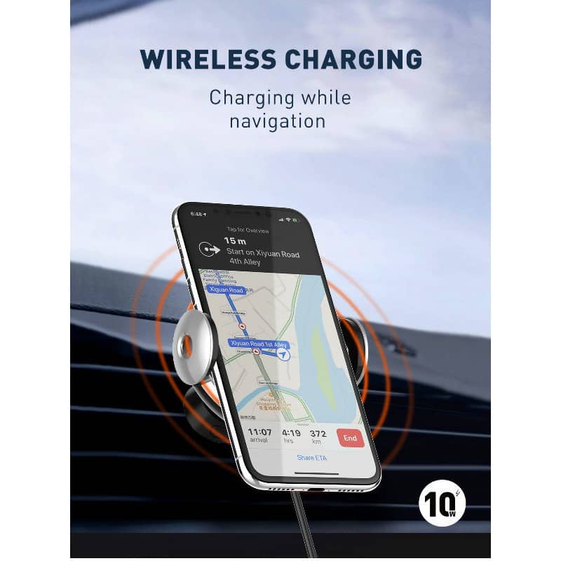LDNIO MA02 Fast Wireless Charging Automatic Car Mount — 10W
