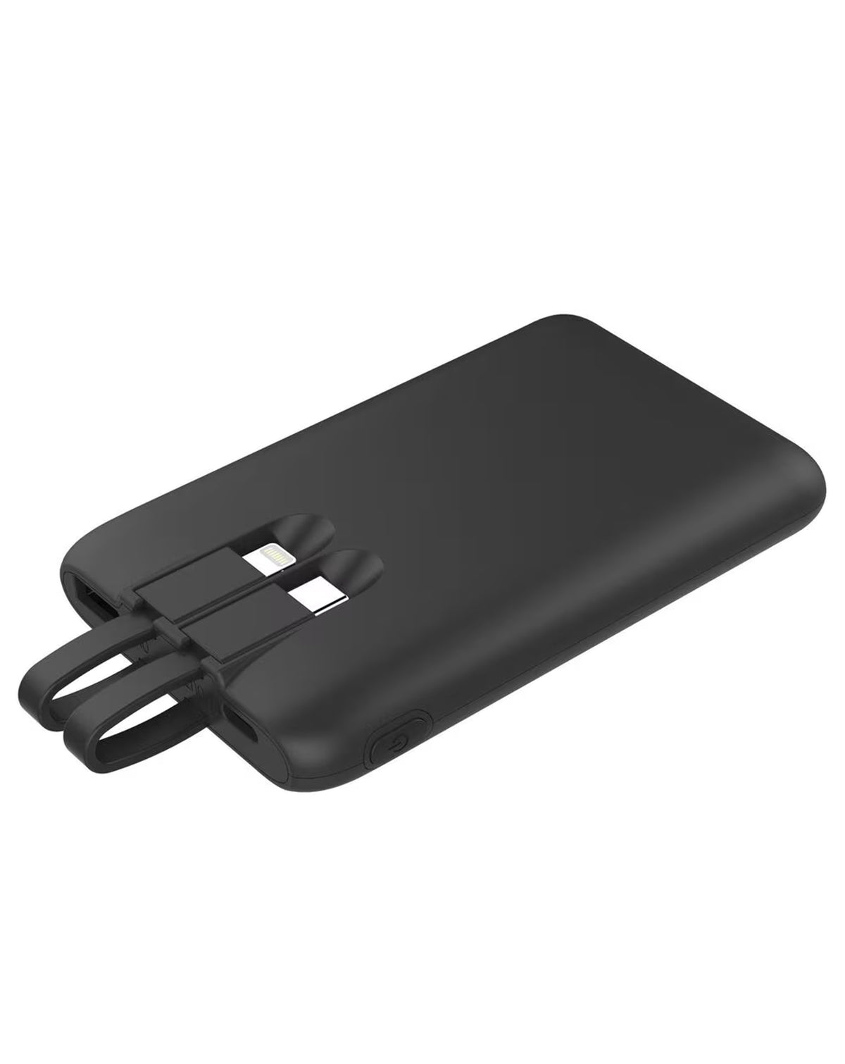 Pomgear Power4Connect Rapid Charge Portable Power Bank with Digital Display — Black, 5000mAh