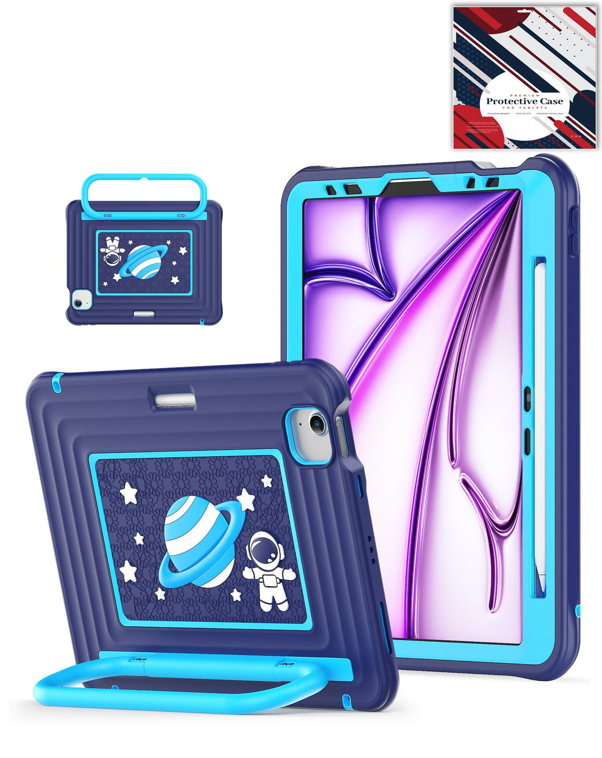 Kickstand Kids Case for iPad 10 2022 10.9 — Dark Blue