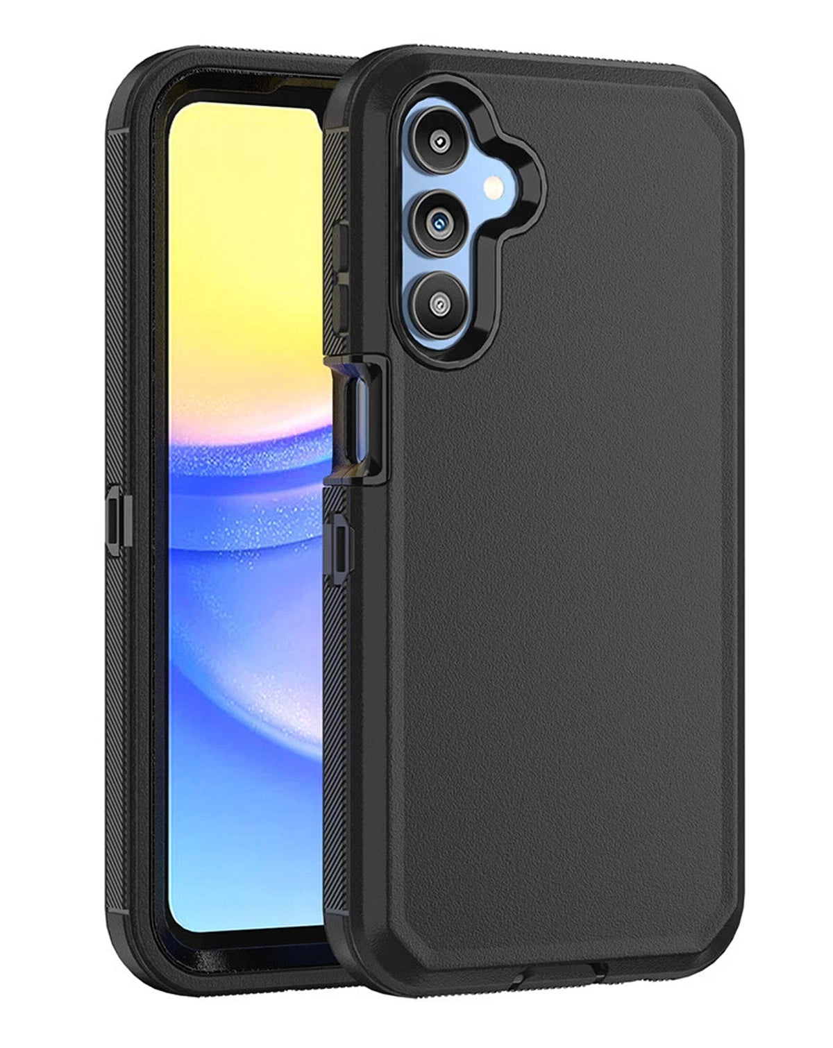 Heavy-Duty Shockproof Case for Galaxy A25 — Black