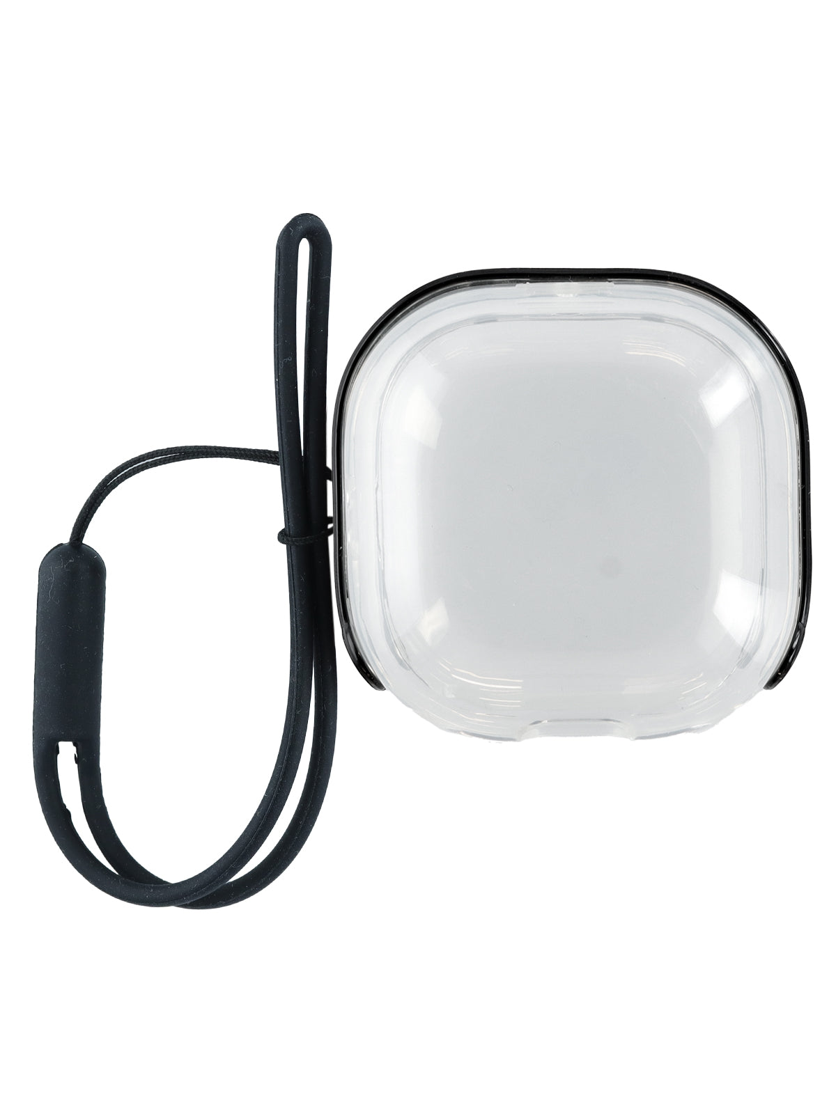 Crystal Clear Case for Galaxy Buds Pro / Buds 2 Pro / Buds 2 / Buds FE / Buds Live — Black