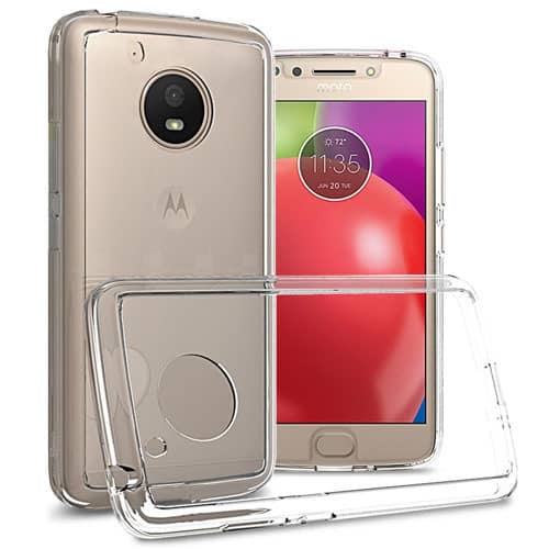Crystal Clear Case for Motorola E4 — Clear
