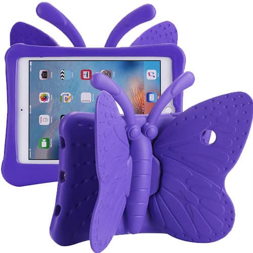 Heavy-Duty Shockproof Kids Case for iPad 2 / 3 / 4 — Purple