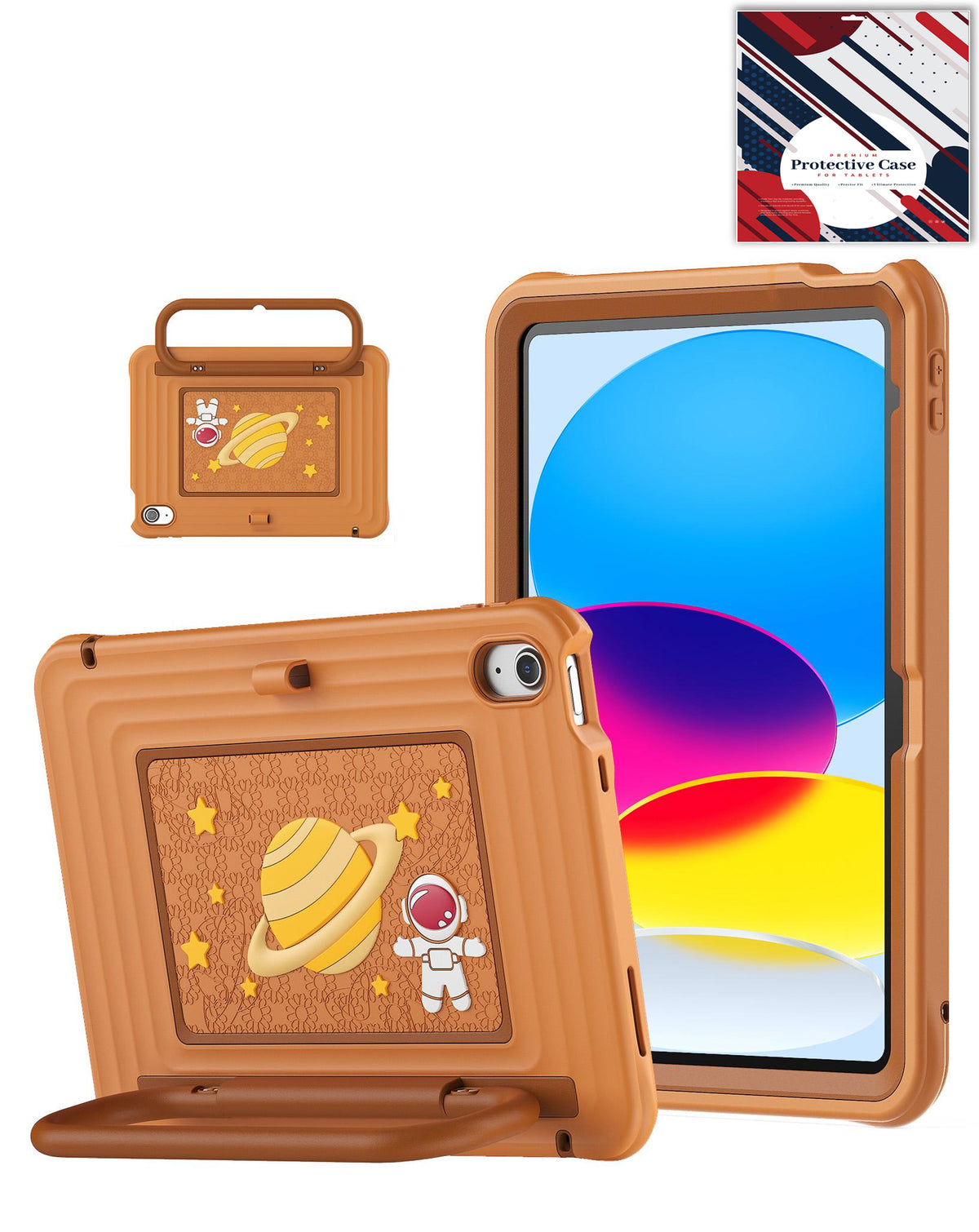 Kickstand Kids Case for iPad 10 2022 10.9 — Brown