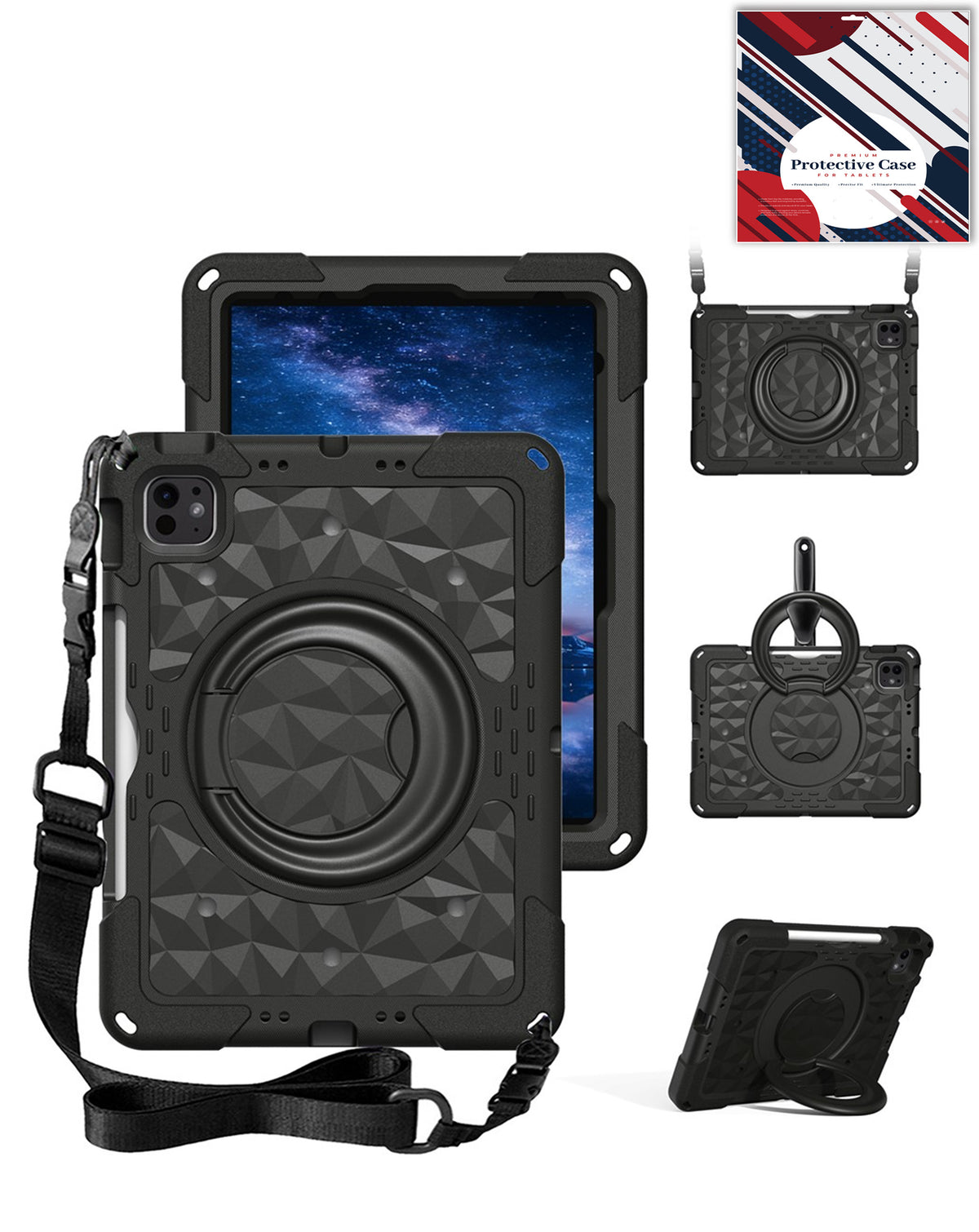 Full-Body Case for iPad 10 2022 10.9 — Black