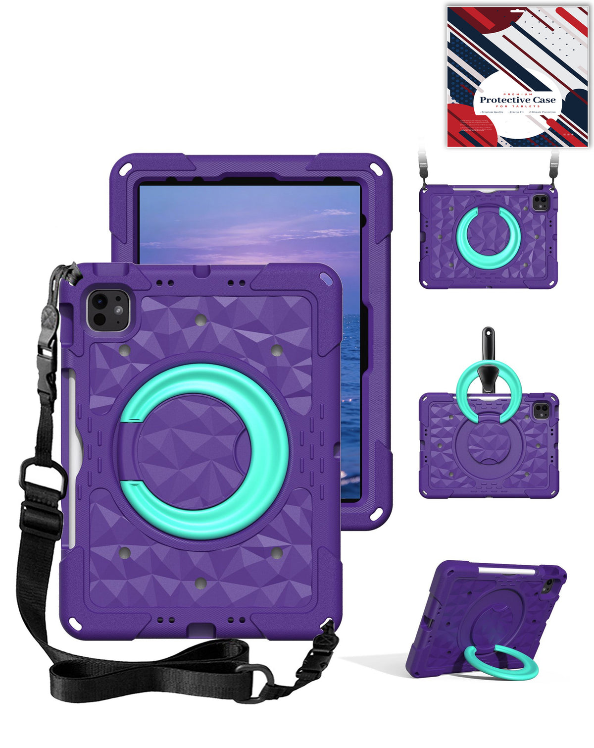 Full-Body Case for iPad 10 2022 10.9 — Purple