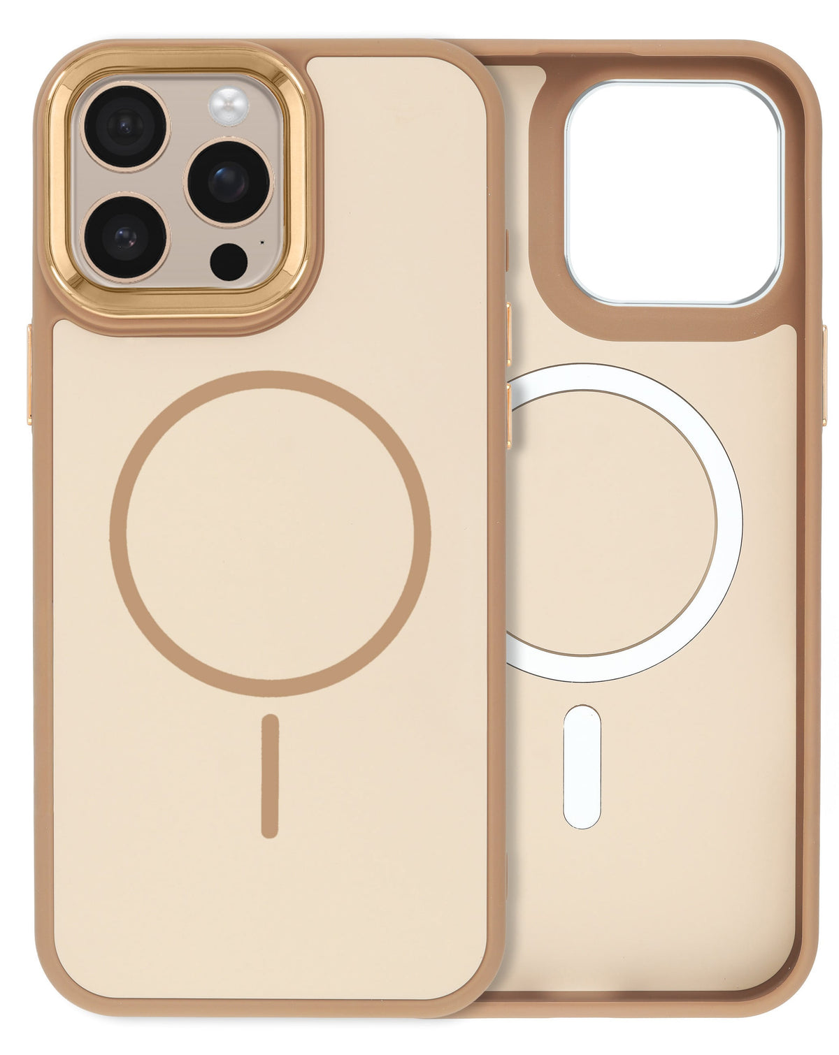 MagSafe Heavy-Duty Shockproof Case for iPhone 12 / 12 Pro — Brown