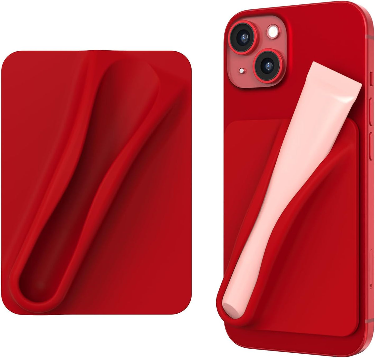 Lip Gloss Holder Sleeve - Red