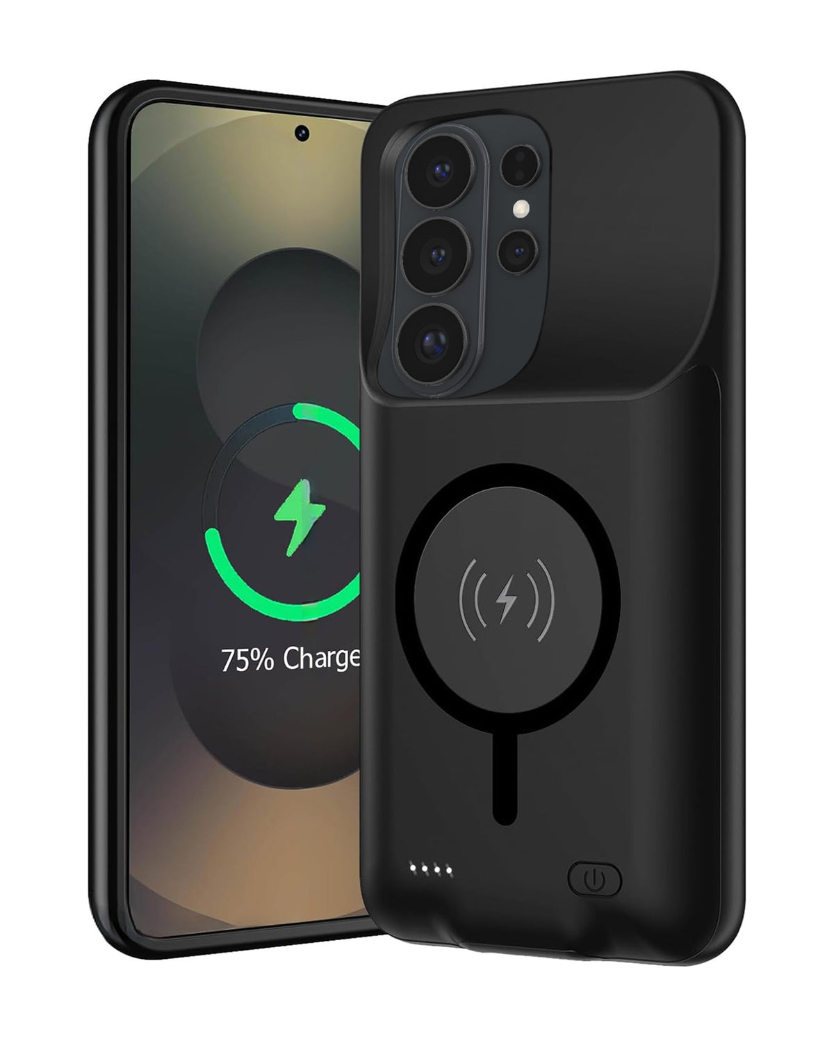 Slim Protective Wireless Charging Case for Galaxy S26 Ultra — 10000 mAh
