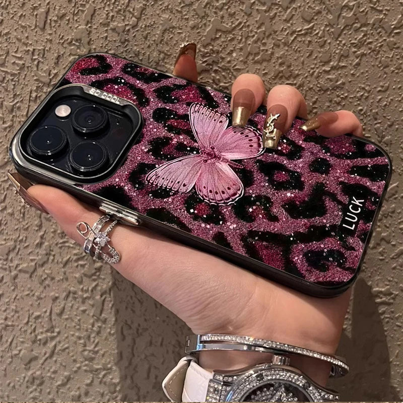 The Flutter — Butterfly Leopard Case