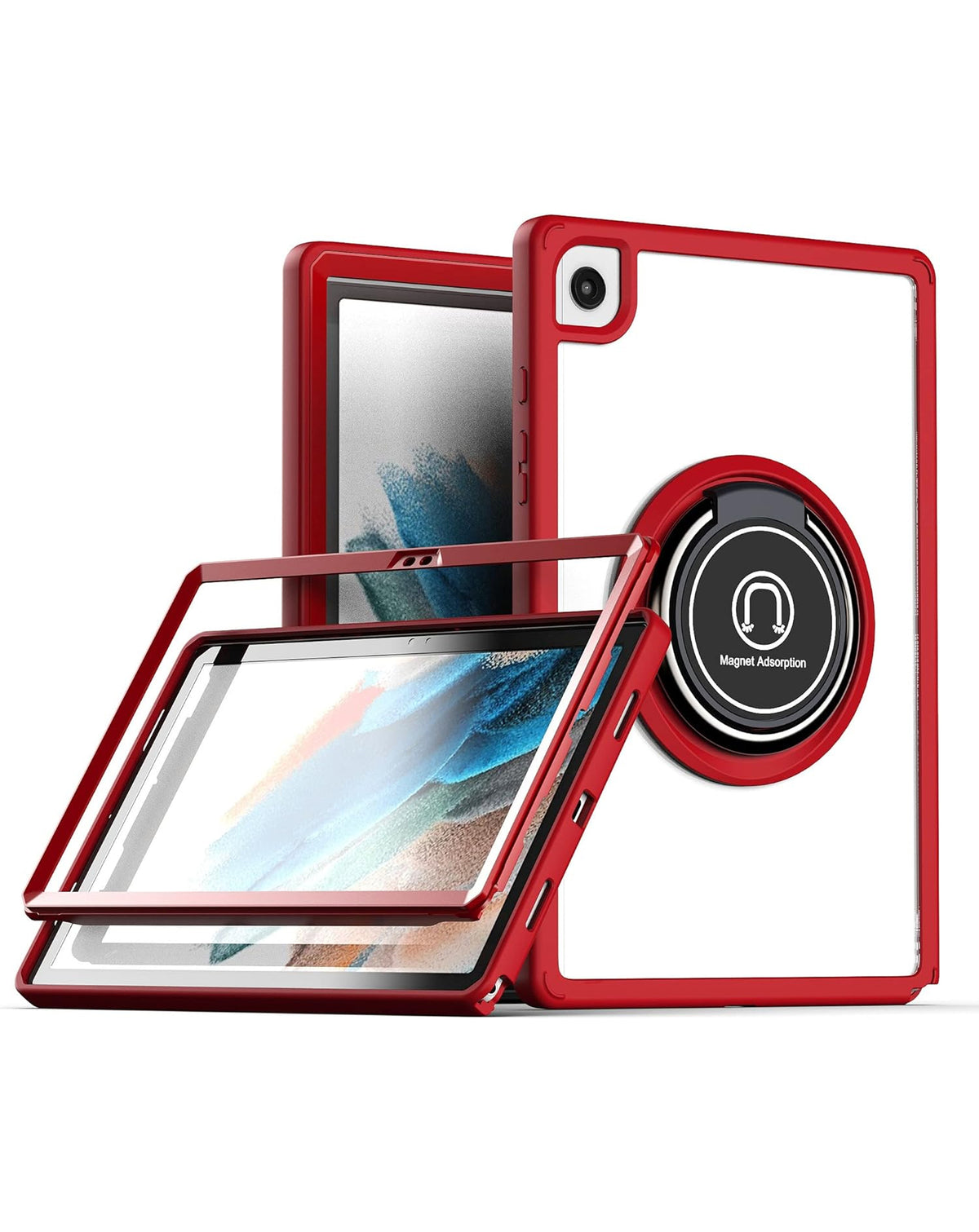 Kickstand Case for Galaxy Tab A7 T500 / T505 2020 10.4 — Red