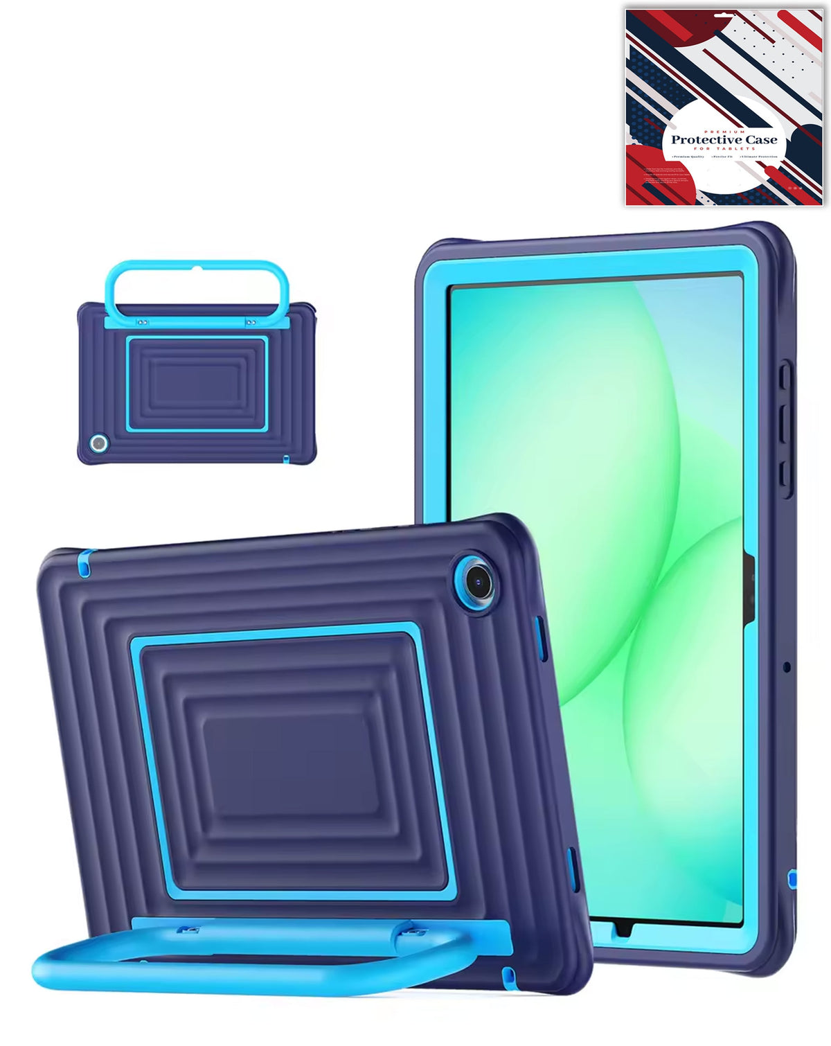 Kickstand Case for Galaxy Tab A9 Plus / Tab A11 Plus — Navy Blue
