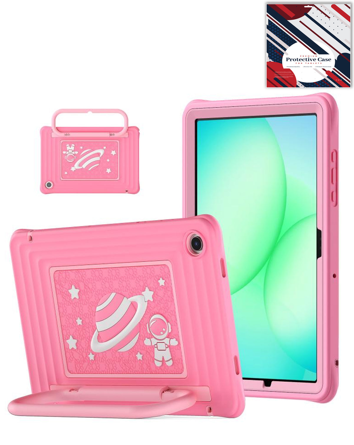 Kickstand Kids Case for Galaxy Tab A9 Plus 2023 11 X210 X216 X218 — Pink
