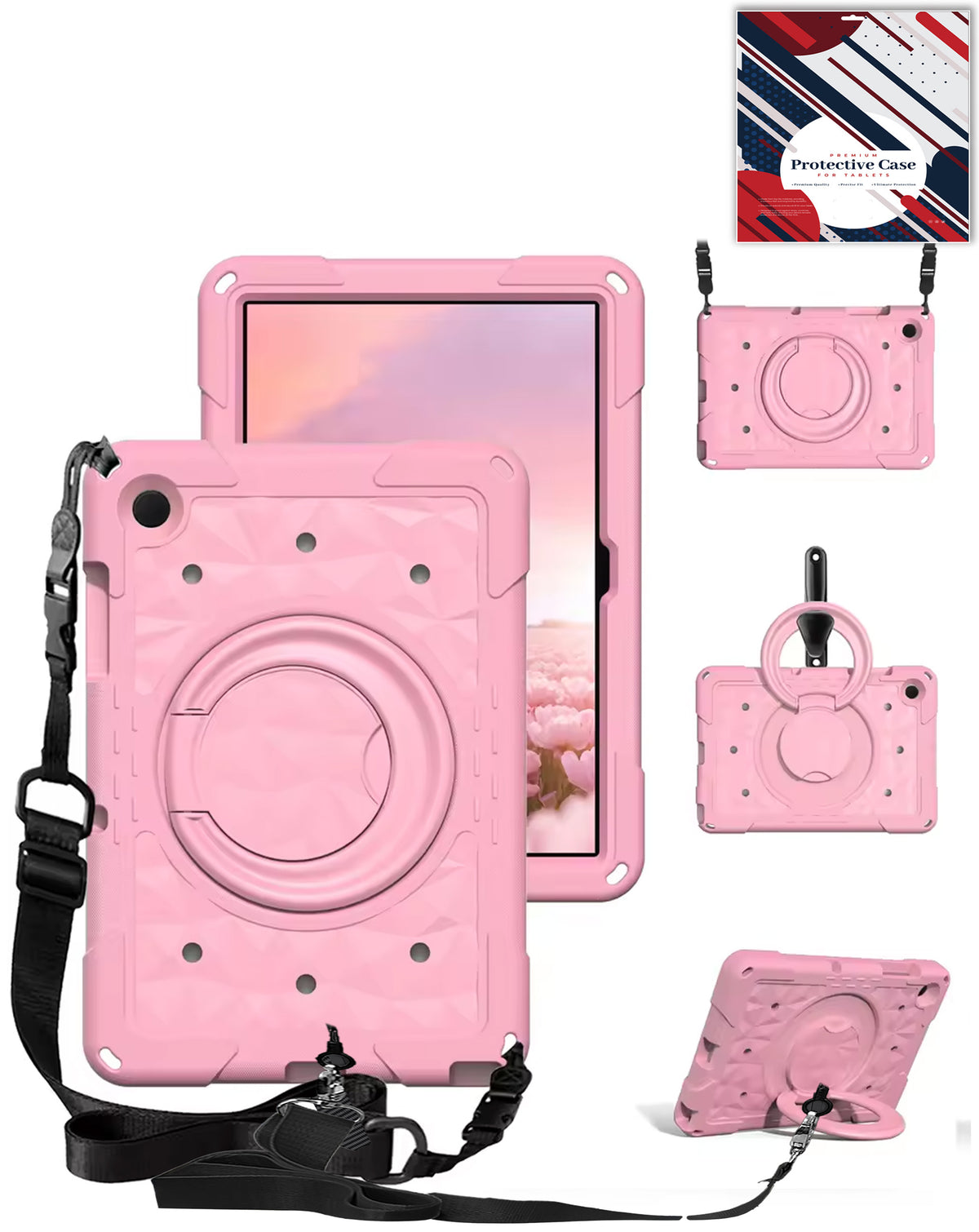 Full-Body Case for Galaxy Tab A9 Plus 2023 11 X210 X216 X218 — Pink