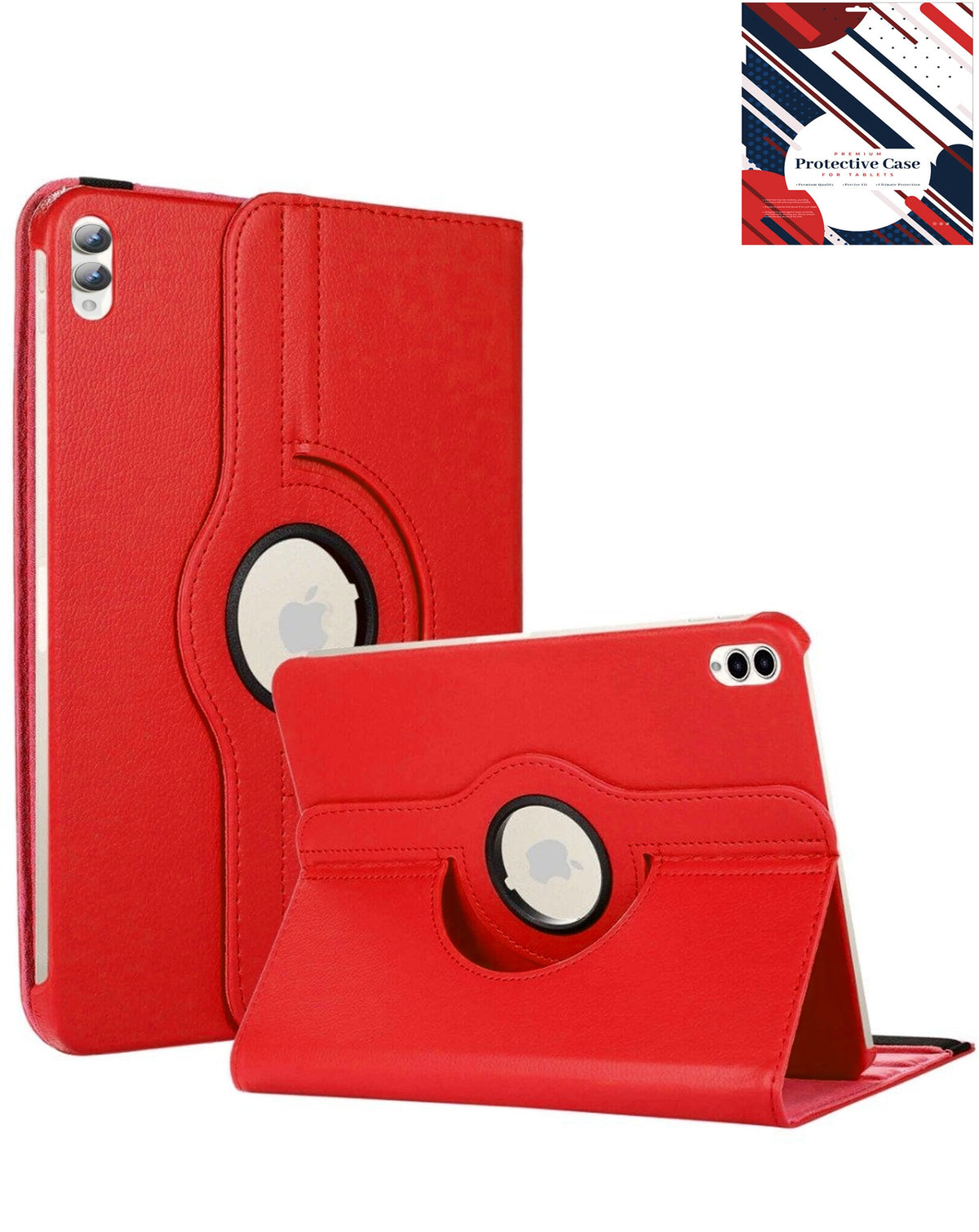 Kickstand Full-Body Case for Galaxy Tab S10 Ultra / S9 Ultra / S8 Ultra 14.6 — Red