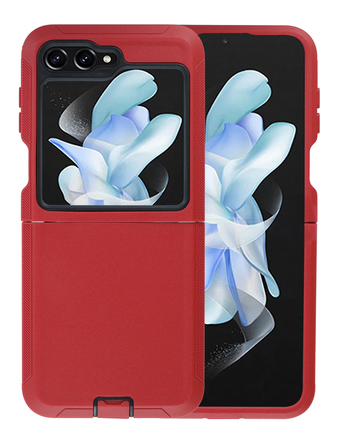 Heavy-Duty Shockproof Case for Galaxy Z Flip 5 — Black