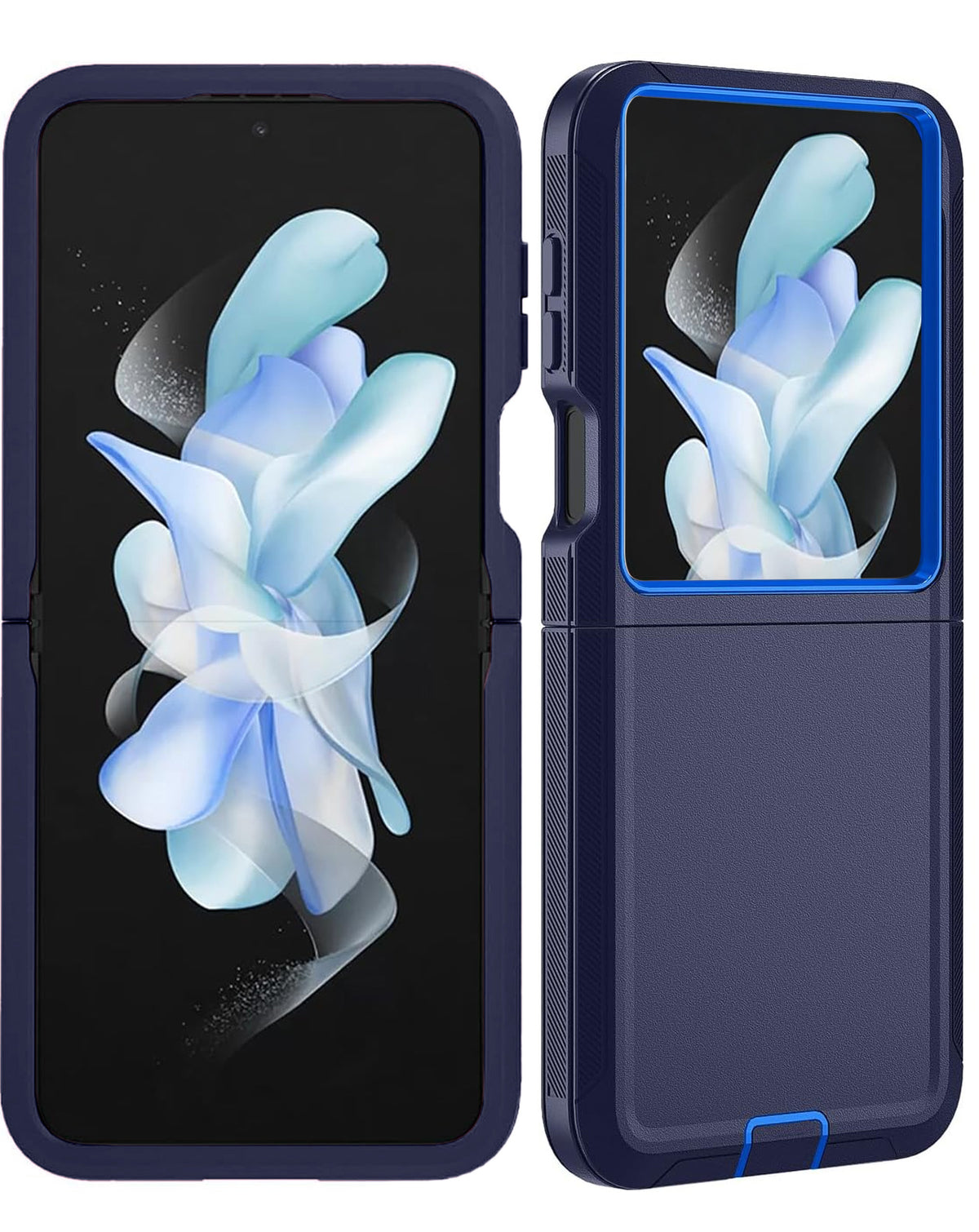 Heavy-Duty Shockproof Case for Galaxy Z Flip 8 — Navy Blue