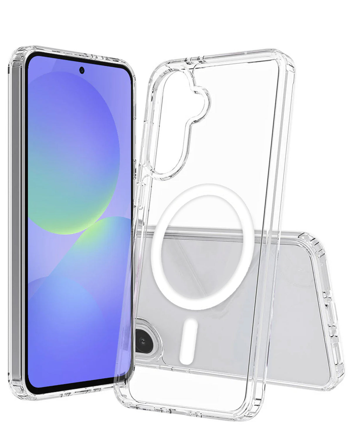 Crystal Clear Wireless-Charging Compatible Case for Galaxy A17