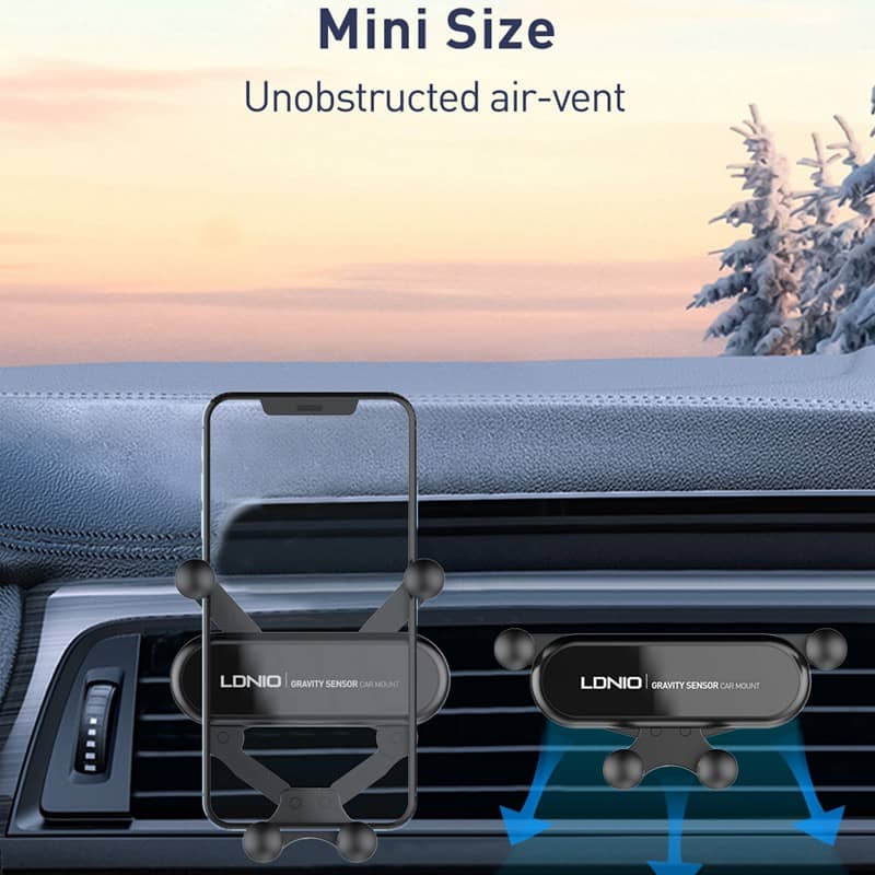 LDNIO MG03 Universal Car Gravity Auto Car Phone Holder Air Vent Mount Stand