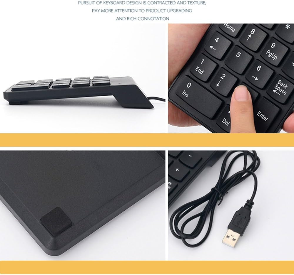 Bytech Wired USB Numeric Keypad Plug