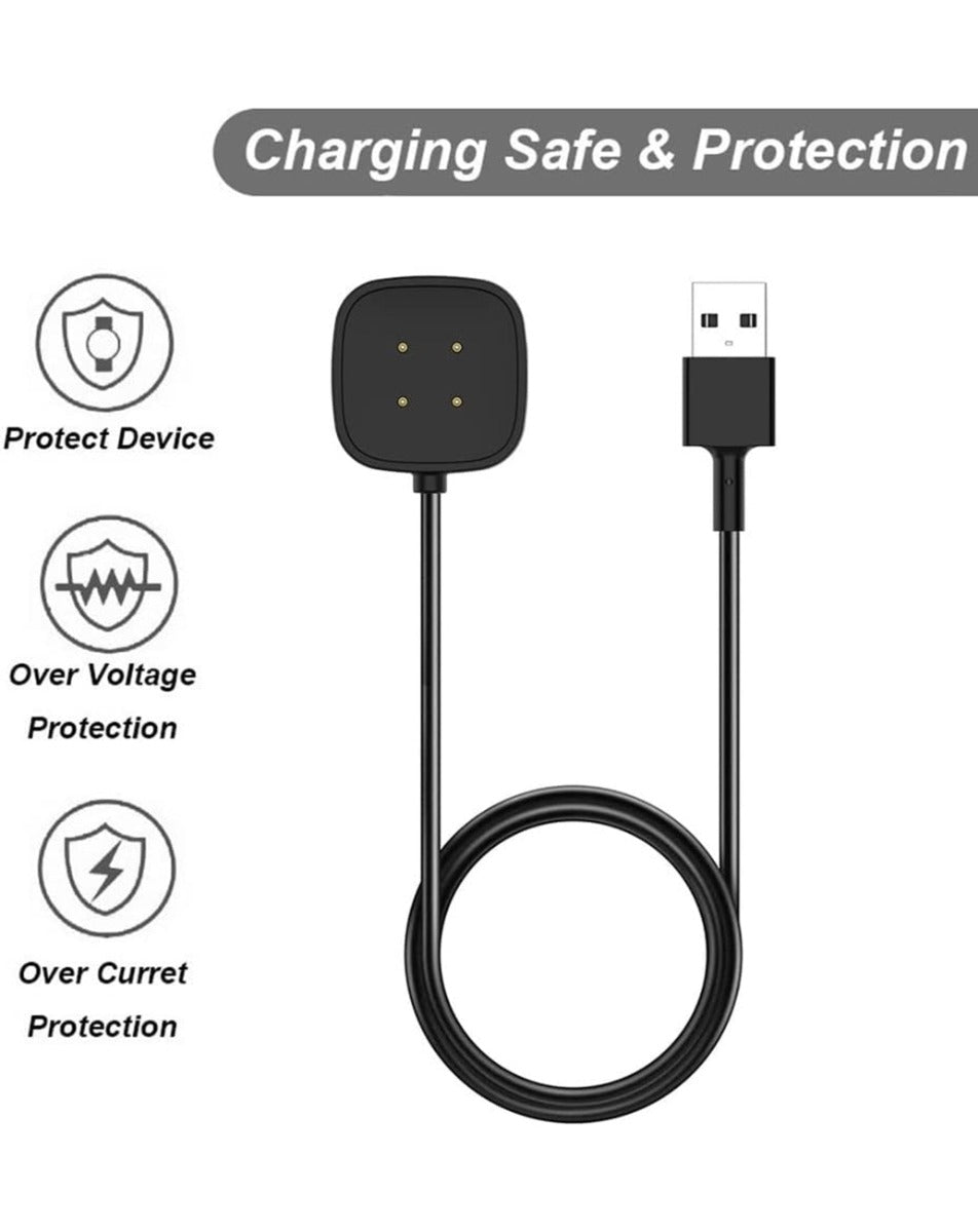 Fitbit Sense and Versa 3 Charging Cable - Black