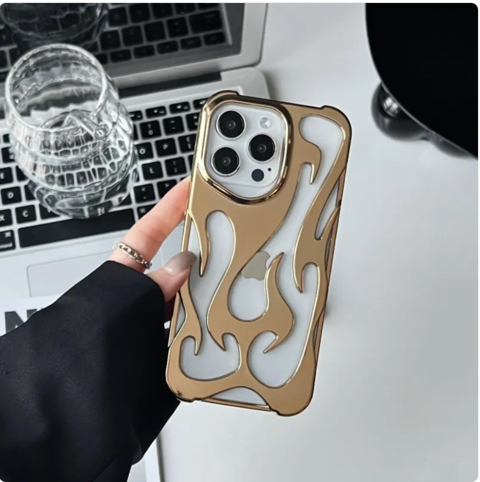The Inferno — Hollow Flame Chrome Case