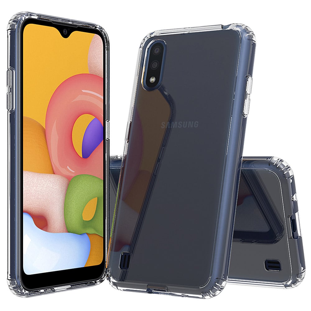 Crystal Clear Case for Galaxy A01 — Clear