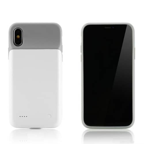 Portable Protective Charging Case for iPhone X/xs — 5000 mAh, Gray