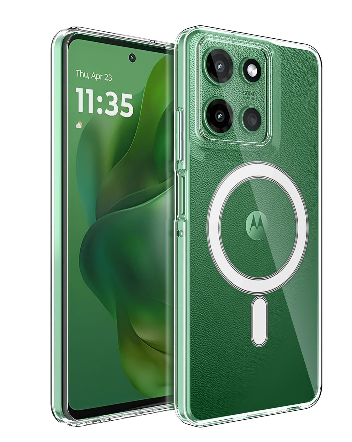 Crystal Clear Wireless-Charging Compatible Case for Moto G Power 5G 2025 / 2026 / G Play 5G 2025