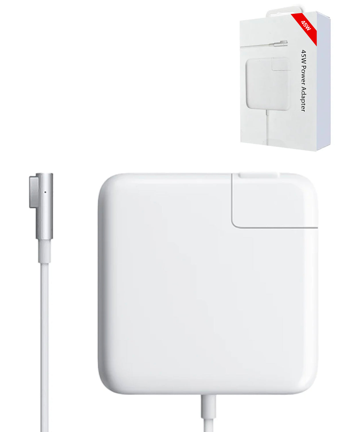 Charger Adapter for MacBook — L-Style, 6ft, 45W, Used OEM Pull