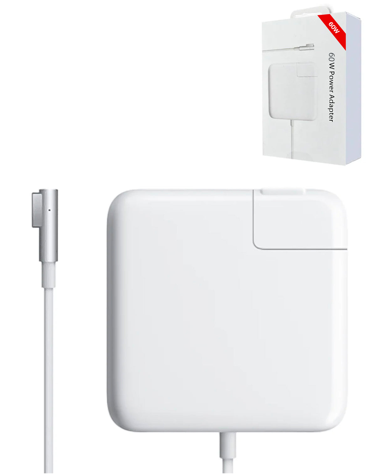 Charger Adapter for MacBook — L-Style, 6ft, 60W, Used OEM Pull