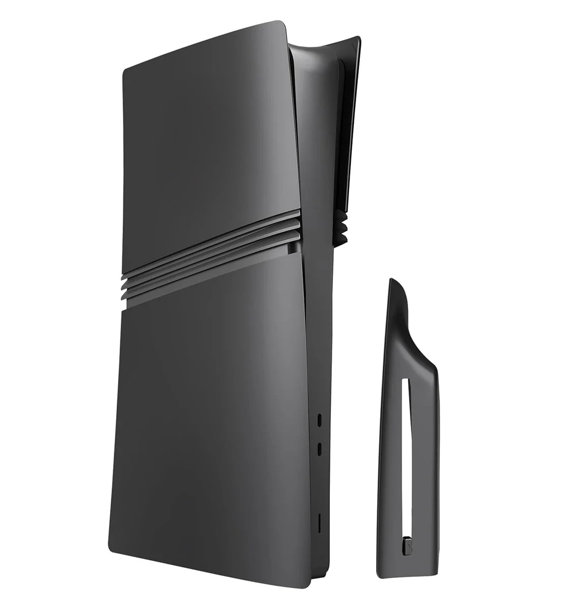 Faceplate Cover for PlayStation 5 Pro — Black, Disc Edition, NO Logo