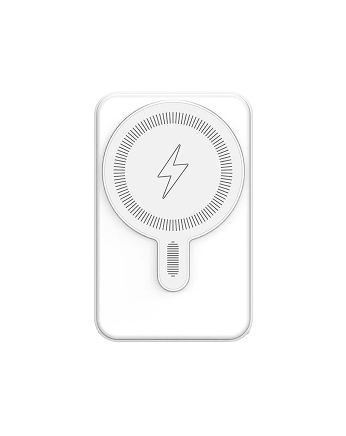 MagSafe Foldable Magnetic Power Bank 15W Wireless / 20W PD Power Bank with USB-C — White, 5000 mAh