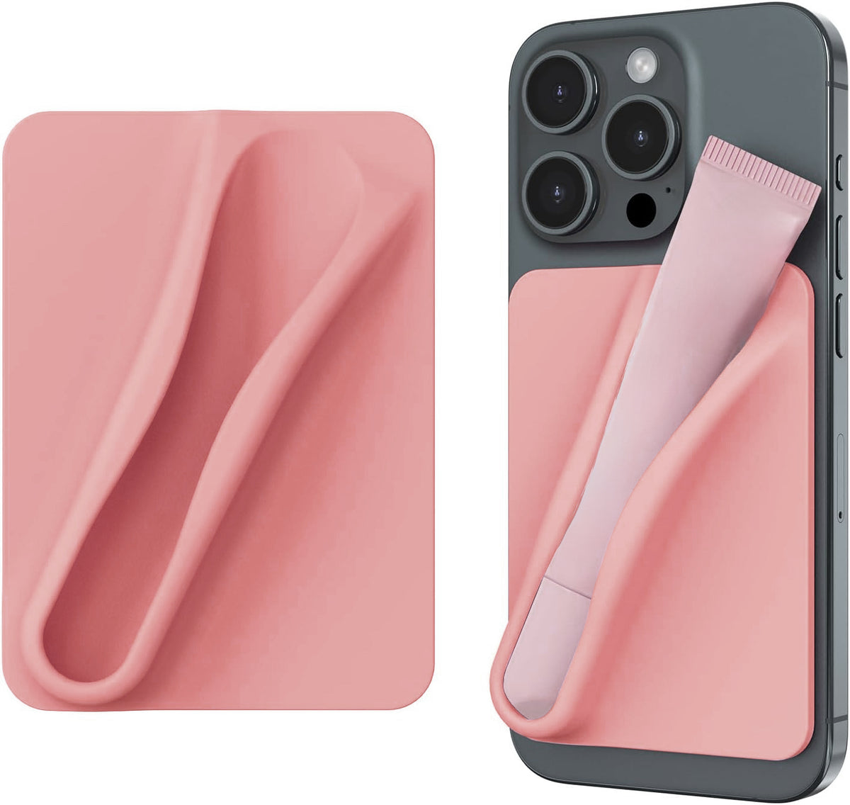 Lip Gloss Holder Sleeve - Rose Pink