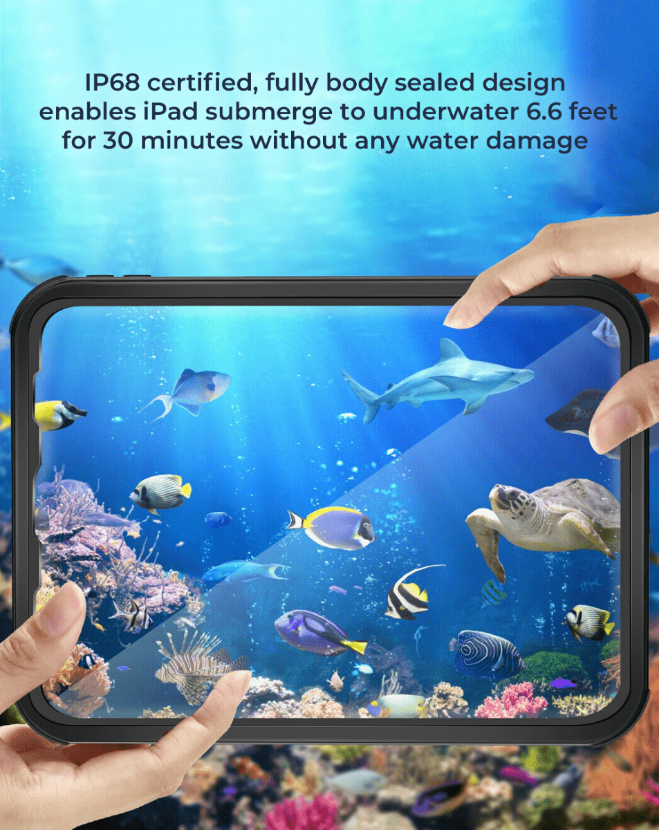 Water-Resistant Case for iPad Pro 11 1st / 2nd / 3rd / 4th