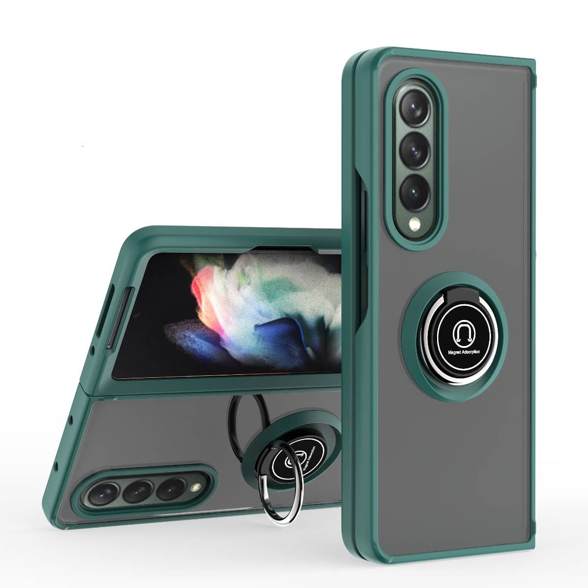 Kickstand Case for Galaxy Z Fold 4 — Green