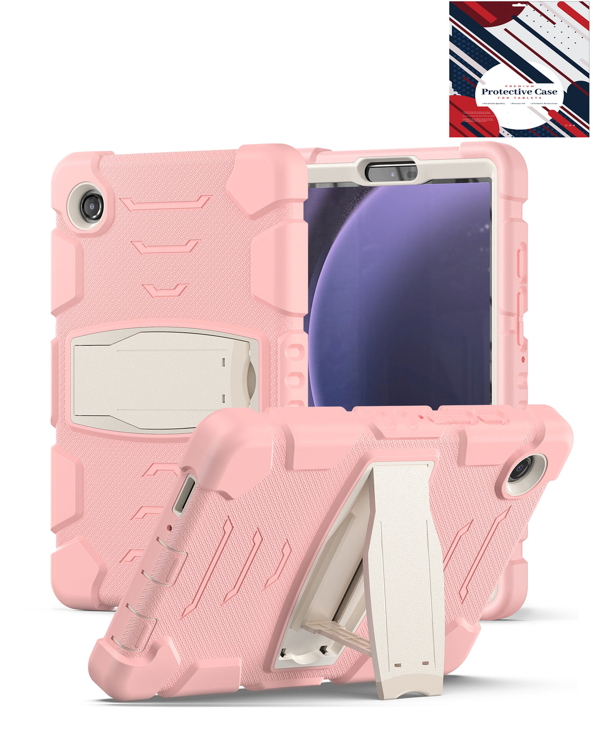 Full-Body Case for Galaxy Tab A9 2023 8.7 X110 X115 X117 — Cherry Pink