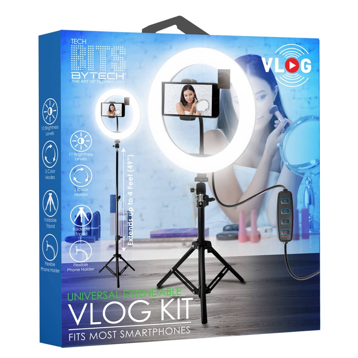 Bytech Selfie Ring Light with Tripod-LG